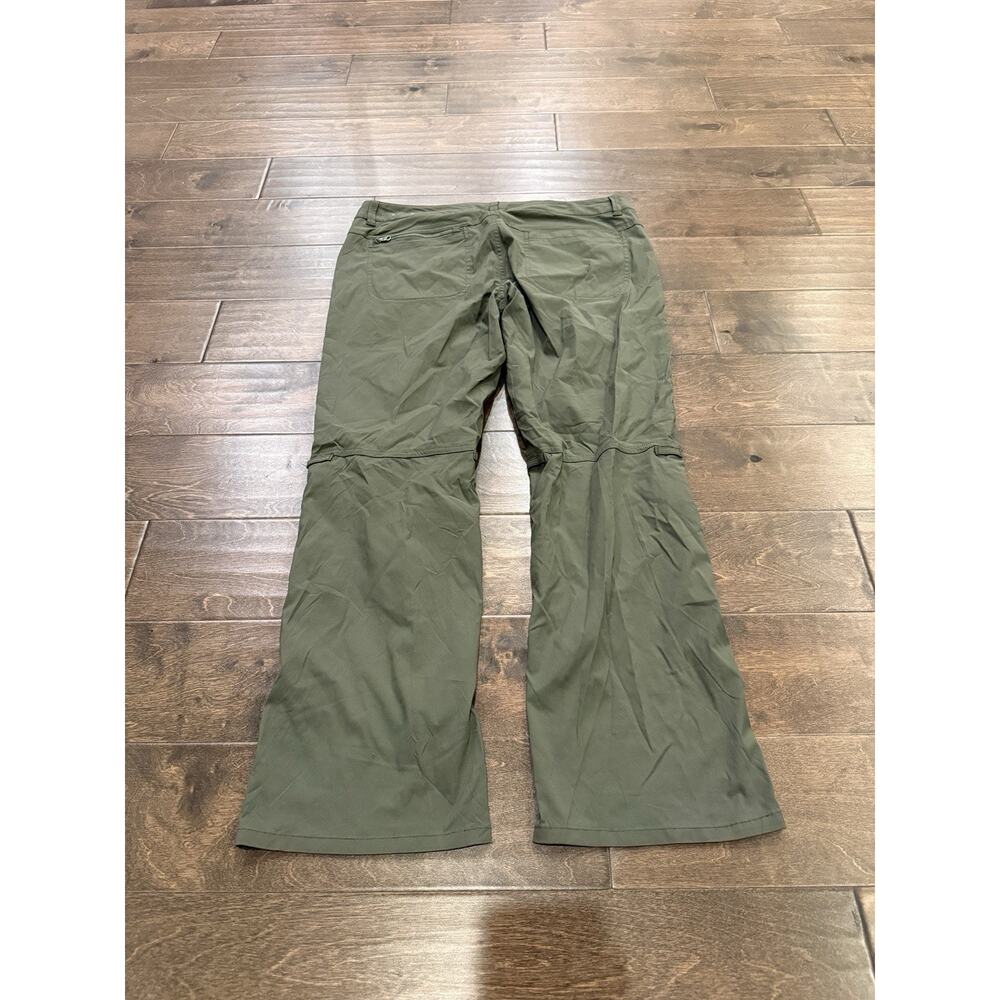 REI Womens Green Nylon Blend Hiking Stretch Pants Size 12 Petite *Flaws* - Picture 3 of 9